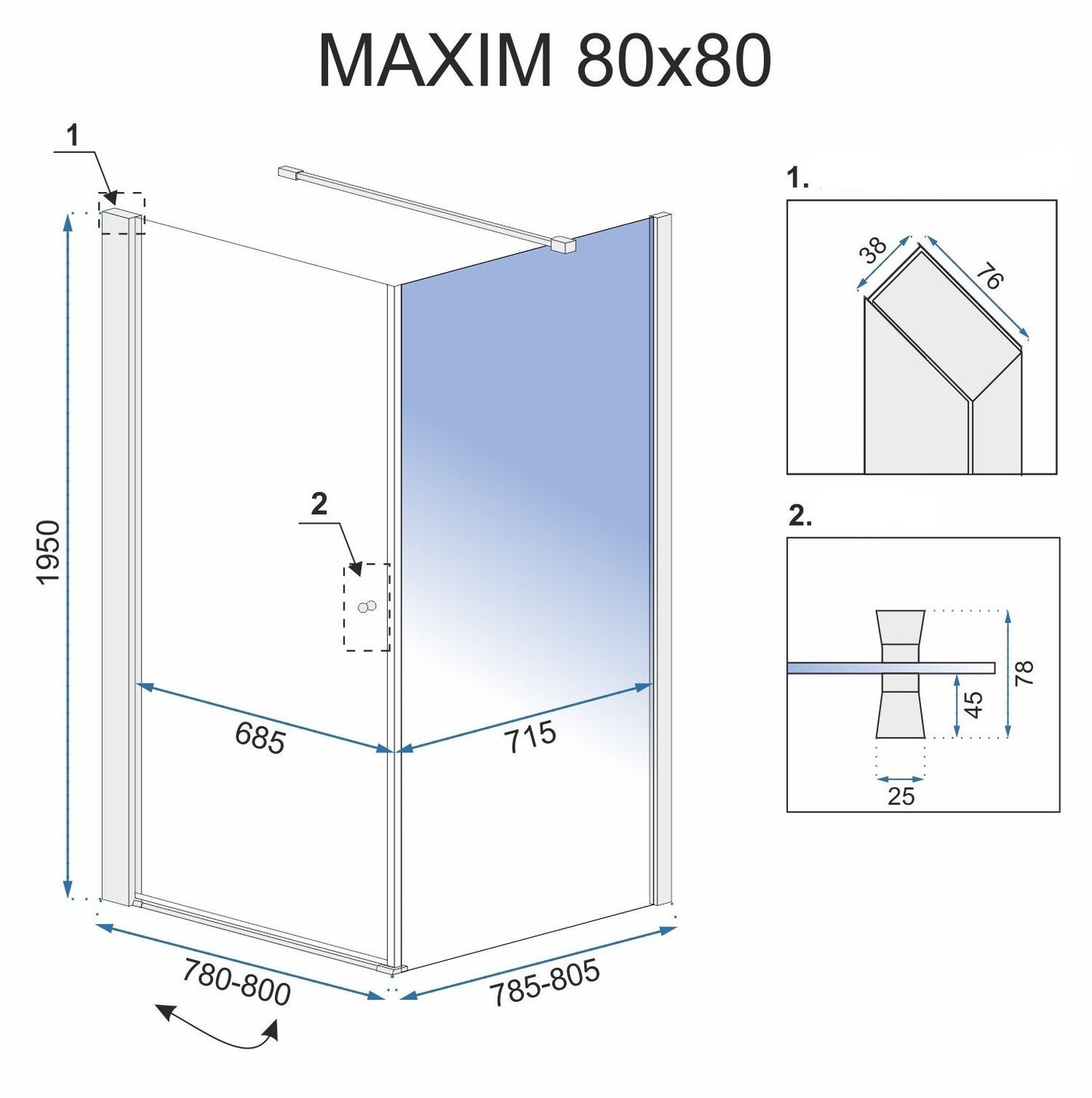 DUŠO KABINA „REA MAXIM“