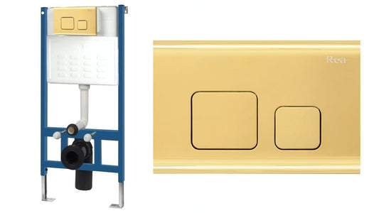 POTINKINIS WC RĖMAS „REA H LIGHT GOLD“